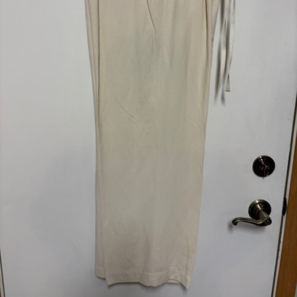 Coldwater Creek Womens Silk & Linen Pull On Ivory Lined Dress Pants. Sz. PM - Picture 4 of 5